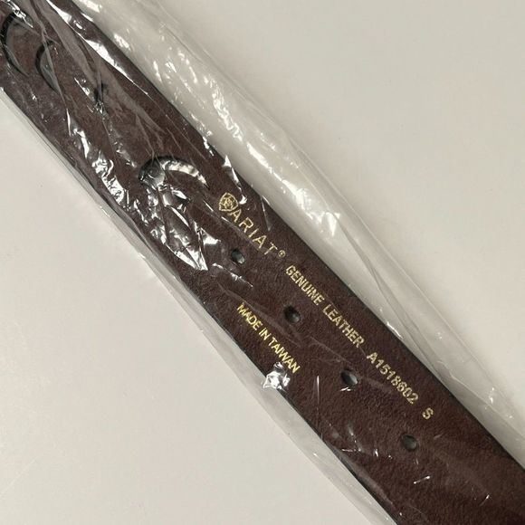 Ariat Women's Scroll Cutout Concho Nail Belt, - Picture 5 of 5